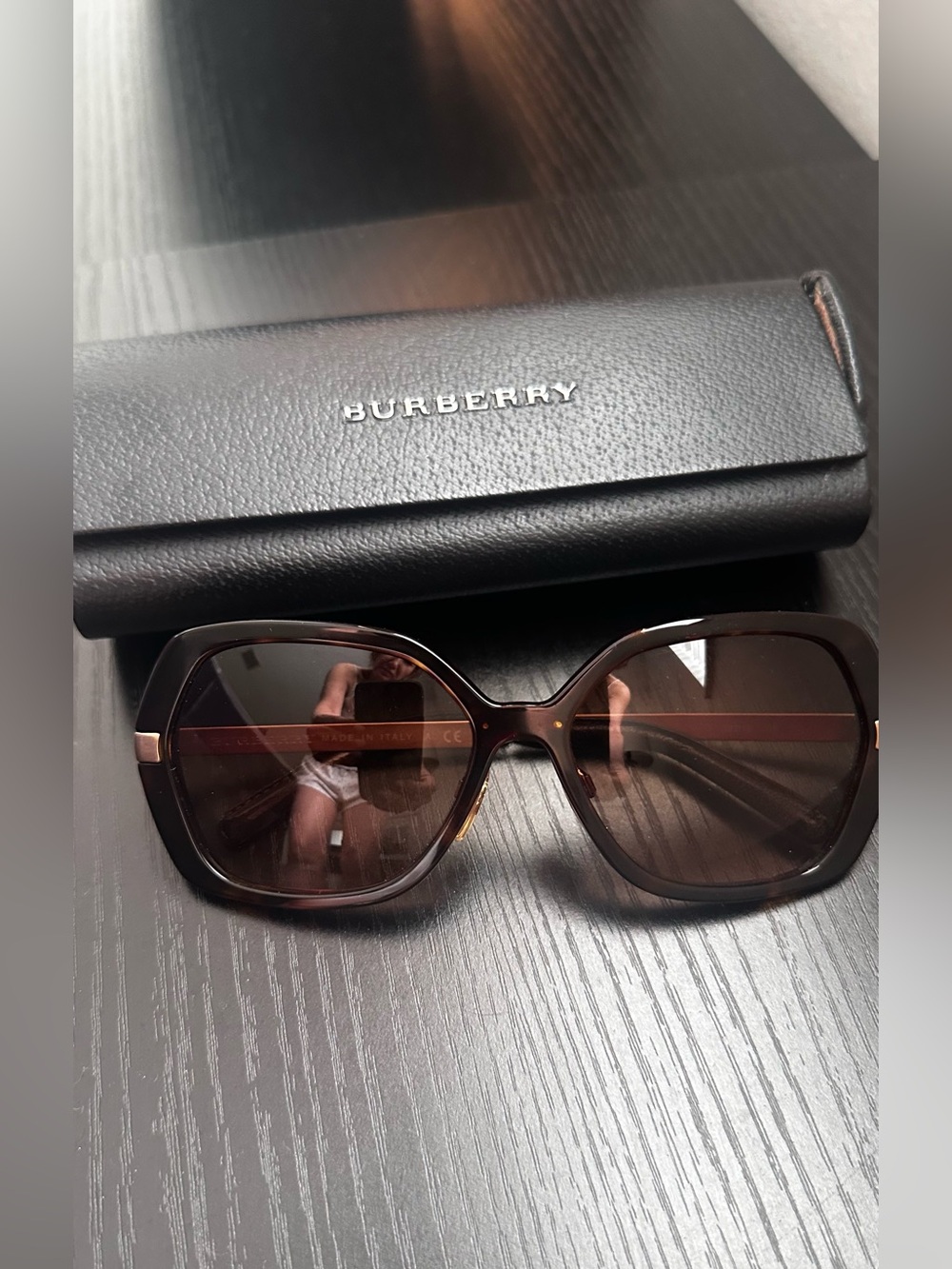 Burberry Oversized Square Sunglasses | Authentic | Includes Original Case